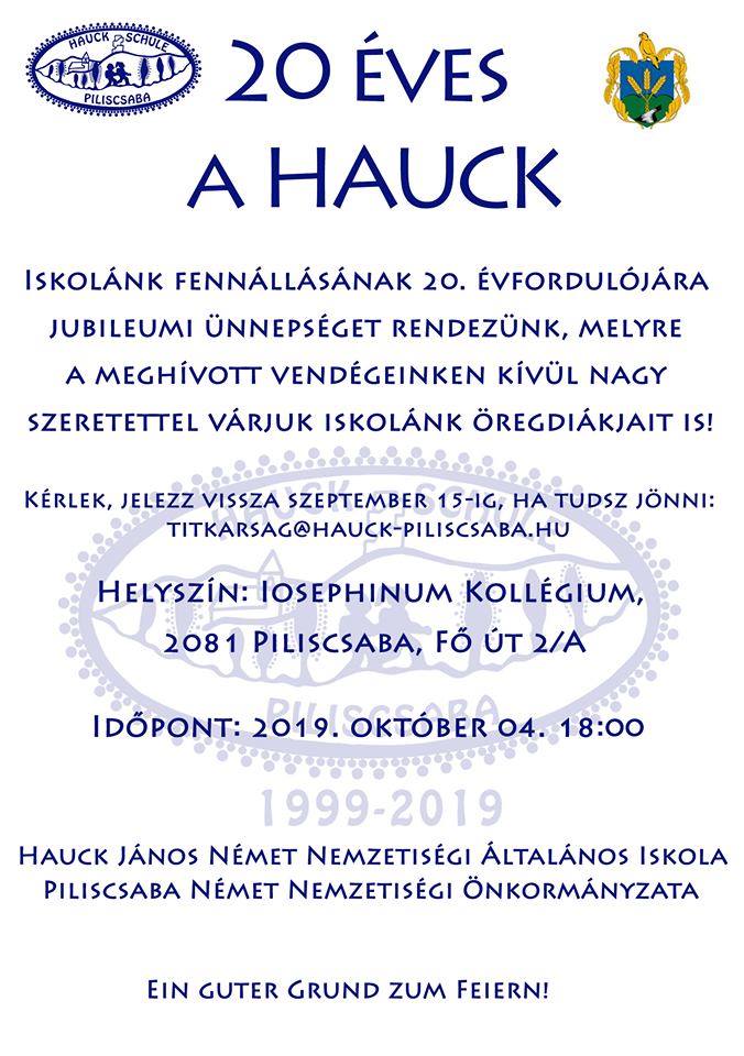 20 éves a Hauck