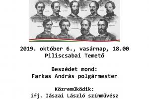 Aradi vértanúk emléknapja - megemlékezés